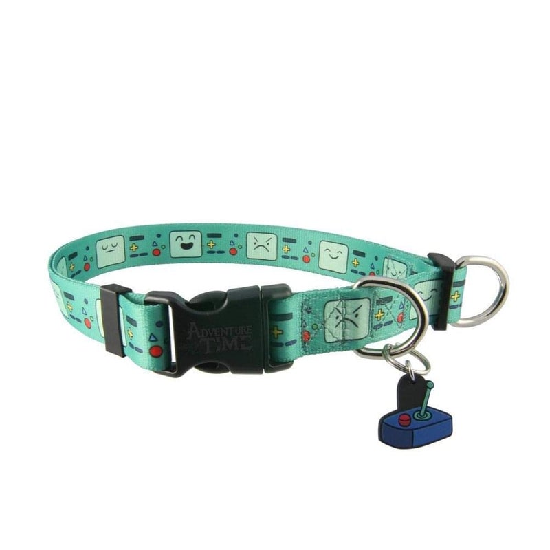 Adventure Time BMO Faces Adjustable Nylon Dog Collar (Small) - Image 1